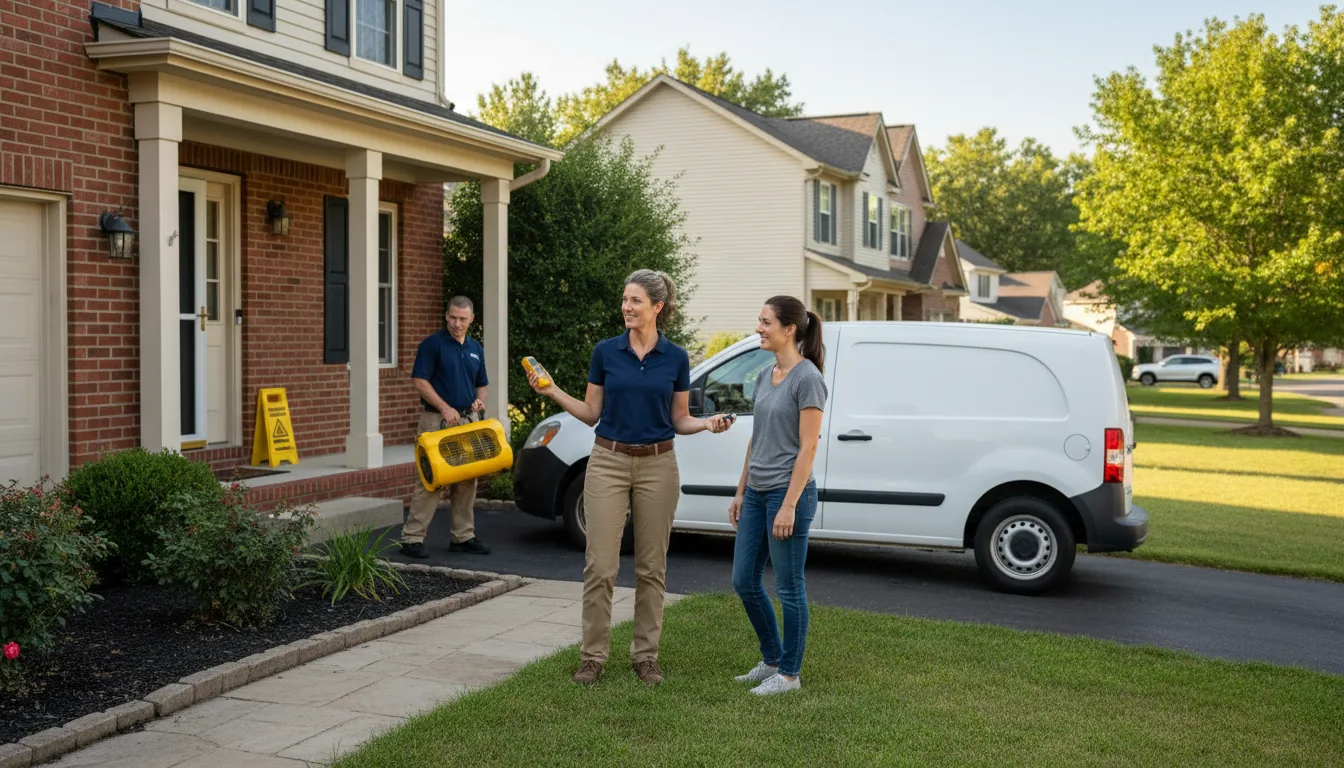 Water restoration image for Home Water Damage Repair in Riverdale, MI